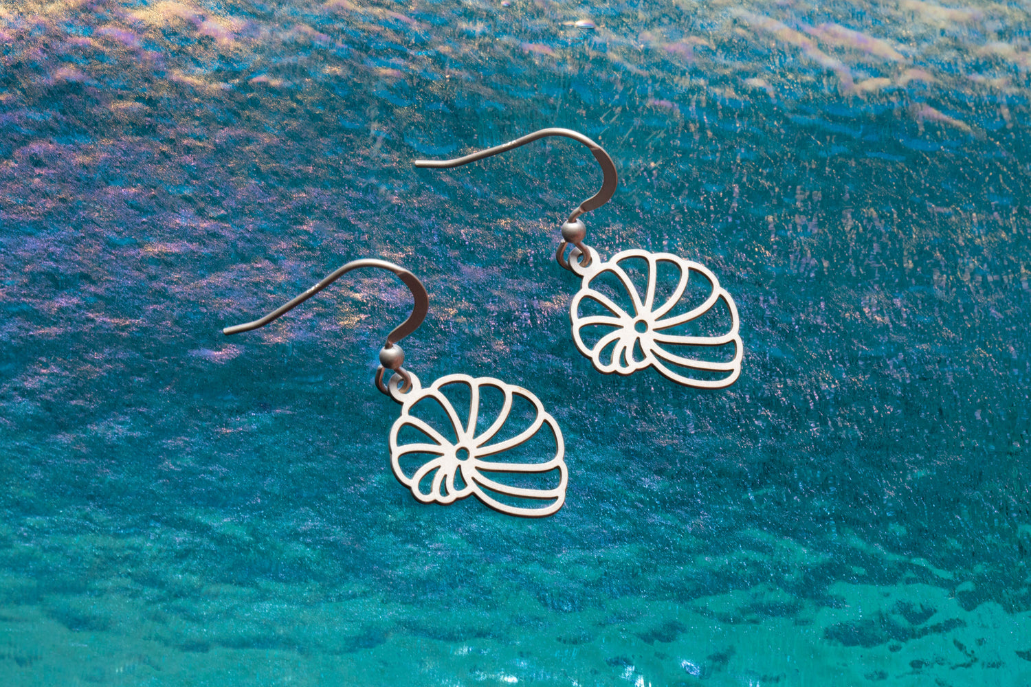 shell inspired earrings